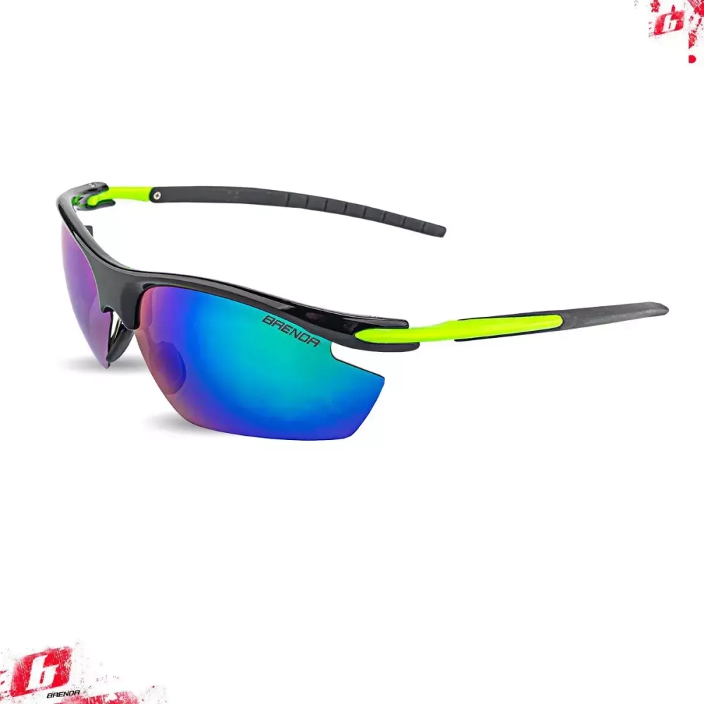 Очки BRENDA мод. 19222 C1 black-green поляриз.