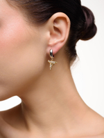 Серьги "Smile Gun" Bicolor