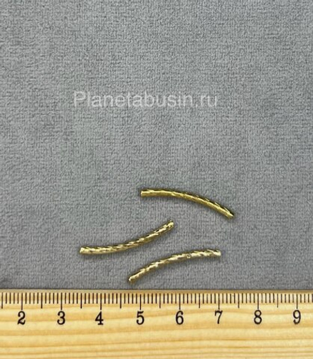 Бусина трубочка дуга (Китай) 1330