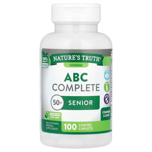 Nature's Truth, ABC, мультивитаминный комплекс, для пожилых людей старше 50 лет, 100 капсул в оболочке