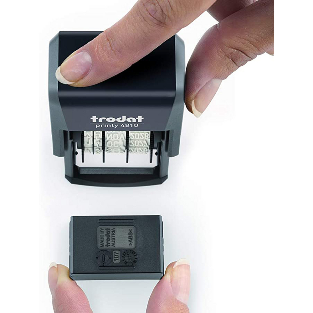 Trodat 4810 Printy 4.0 датер автоматический высота символа 3.8мм
