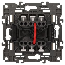 Выключатель ЭРА Elegance 14-1105-02 двойной с подсветкой 10АХ-250В IP20 слоновая кость