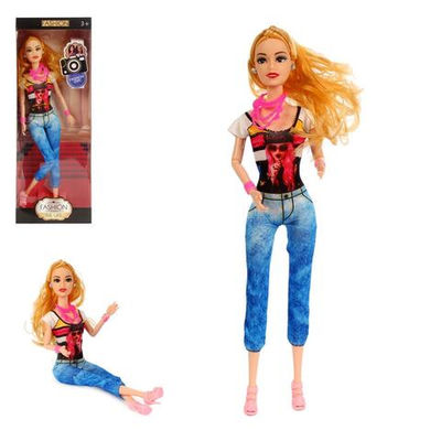 Кукла тип Модель на шарнирах с аксессуарами, коробка 881E