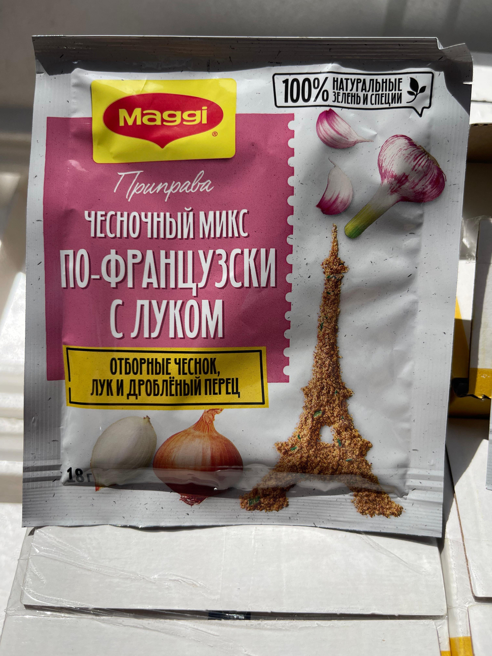 Приправа магги чесночный микс (16шт)