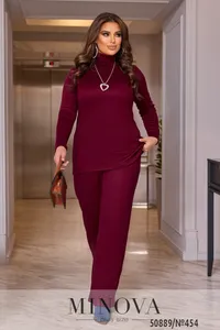 Костюм 454-бордо Minova