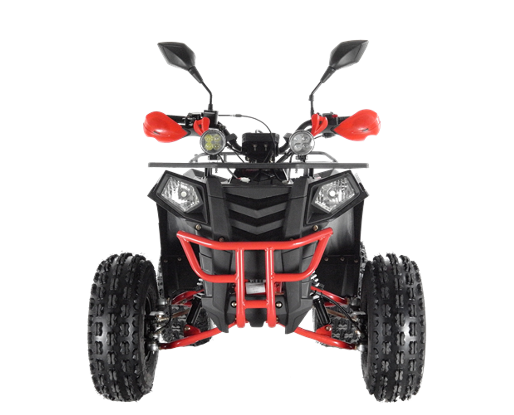 Квадроцикл Wels Thunder EVO-X 125 куб/см 10 л.с колеса 8" цвет Черный/красный