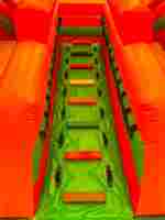 Коммерческий надувной батут «Страна Сафария» с крышей 14*7*6 м