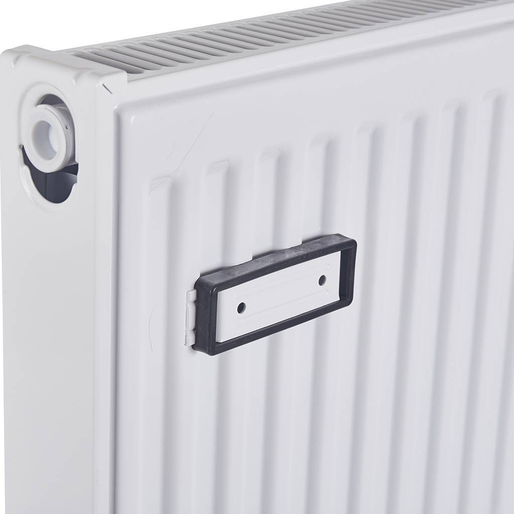 Радиатор панельный профильный ROMMER Compact тип 21 - 500x500 мм (подкл.боковое, белый)