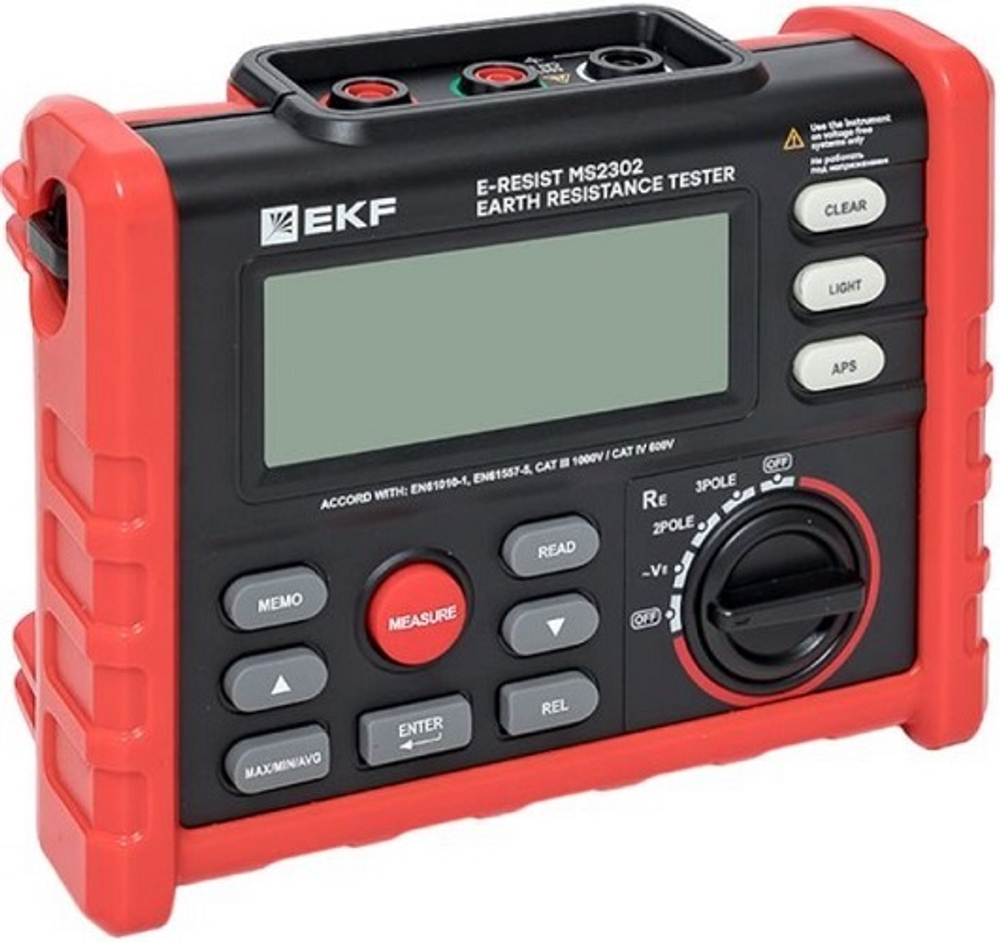 Измеритель сопротивления заземления EKF ms2302