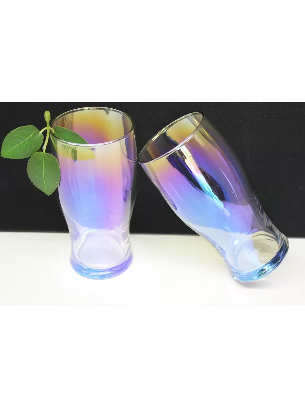 Бокалы пивные 2шт 570мл "Радуга"