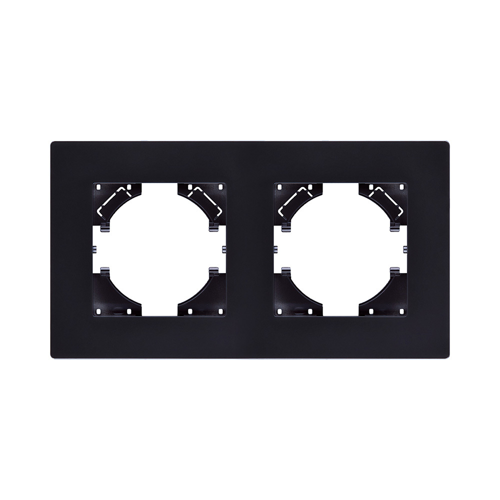 Рамка 2-постовая, черный Kollinger Aspekt AT2BK