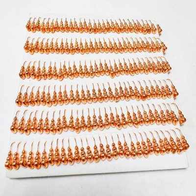 Мормышки вольфрамовые №4 Муравей  цвет медь  0,78 гр . 1,3мм ( набор 10 штук) цена указана за 1 штук