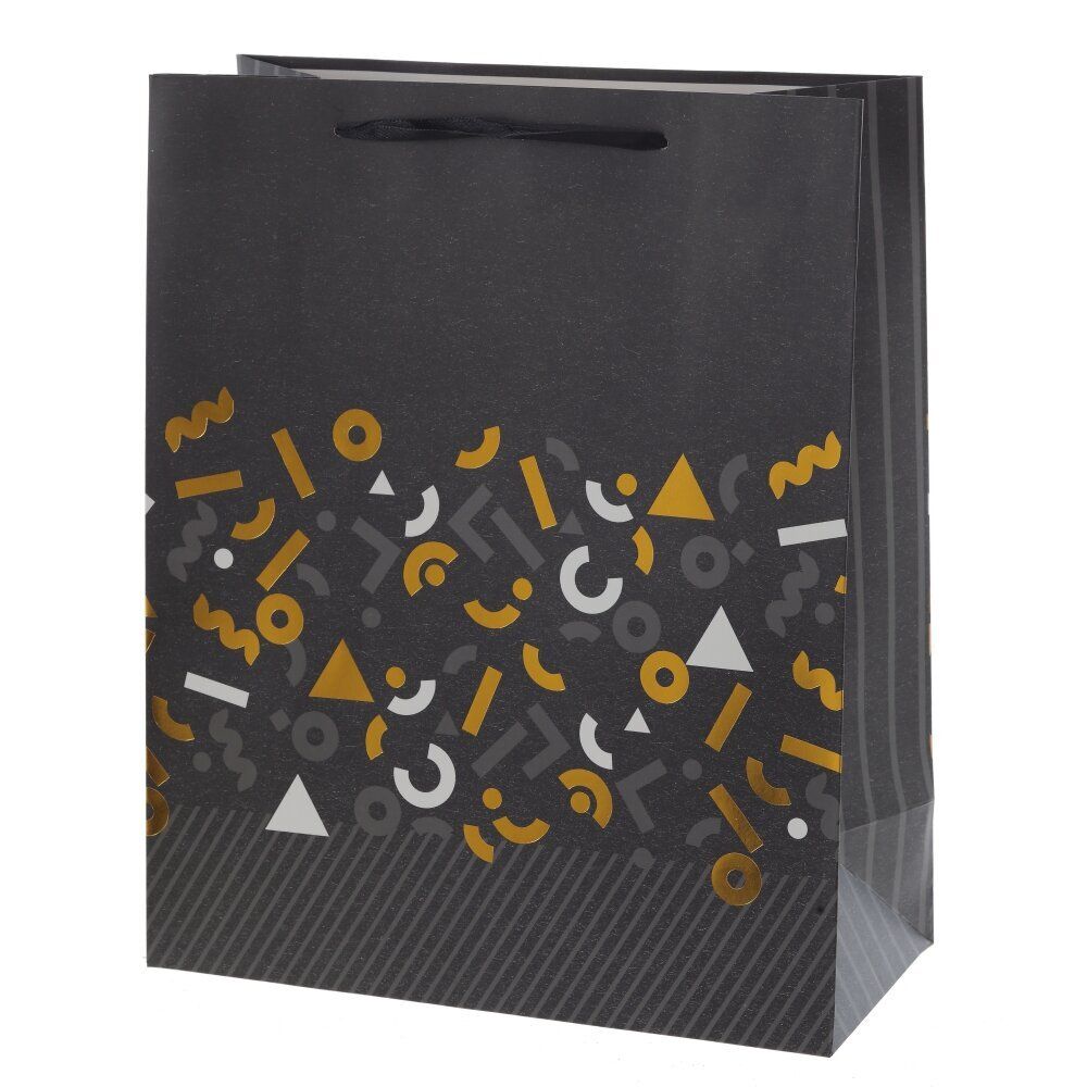 GAEM Пакет подарочный (бумага 210г/м2, блок микс 12шт), L26 W12 H32 см, 4в.