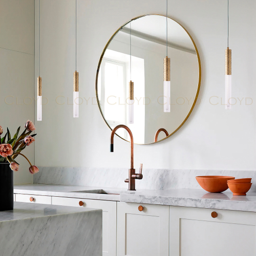 Подвесной светильник Cloyd FAGOTT P1 / выс. 38 см - золото (арт.10669)