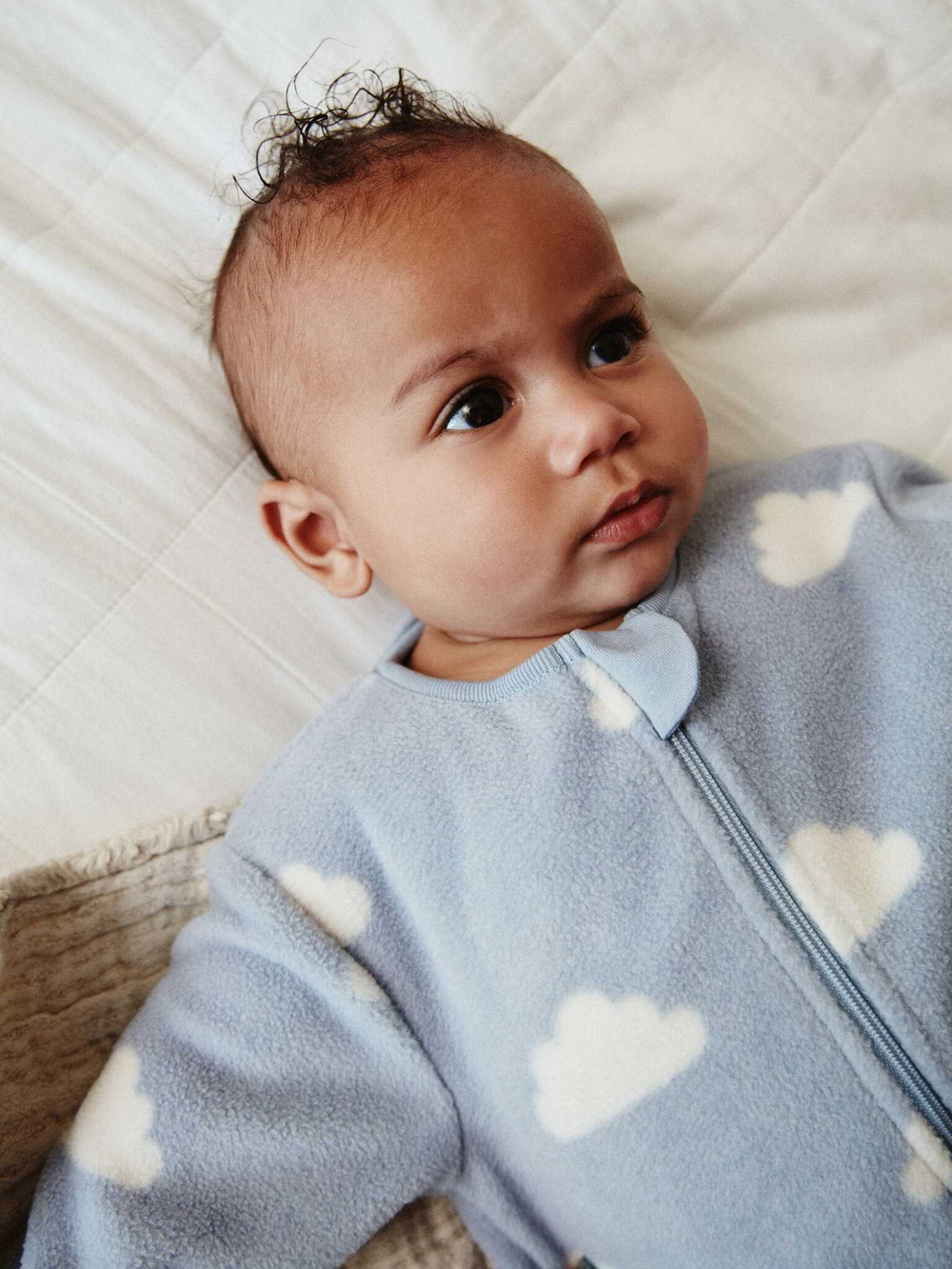 Комбинезон флисовый для малышей Next K79-530, 2 шт., Голубой, Синий