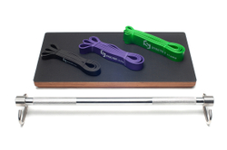 Гриф STECTER Resistance Bar BOX (комплект с резиновыми петлями)