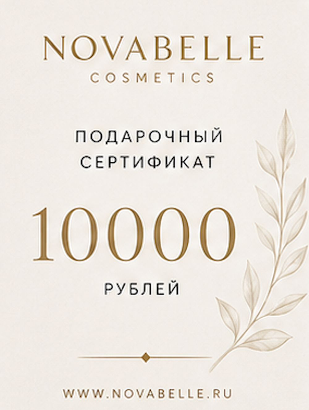 Подарочный сертификат — 10 000 ₽
