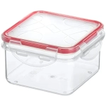 Контейнер для продуктов «Modena» квадратный 0,4л с защелками (бесцветный)