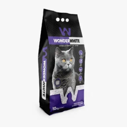 Wonder White Наполнитель комкующийся c ароматом лаванды