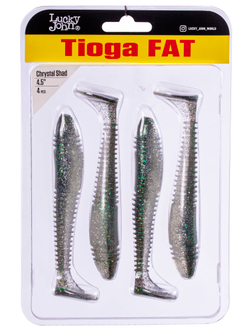 Виброхвост Lucky John TIOGA FAT 4.5in (114 мм), цвет Z11, 4 шт.