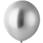 Шар латексный Glossy Хром 90 см (Серебро)