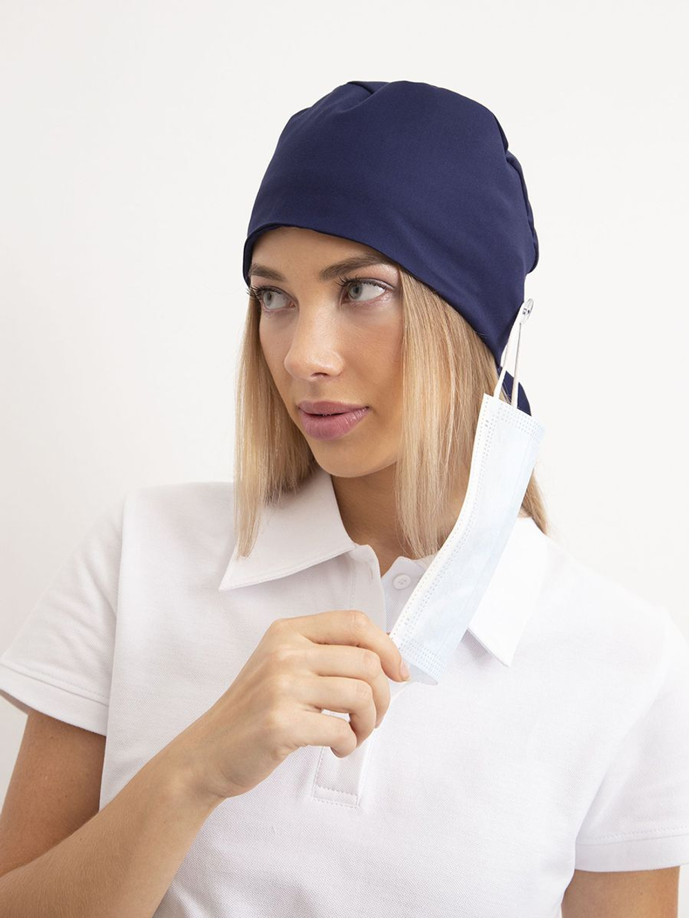 Шапочка медицинская TZ001, темно-синий