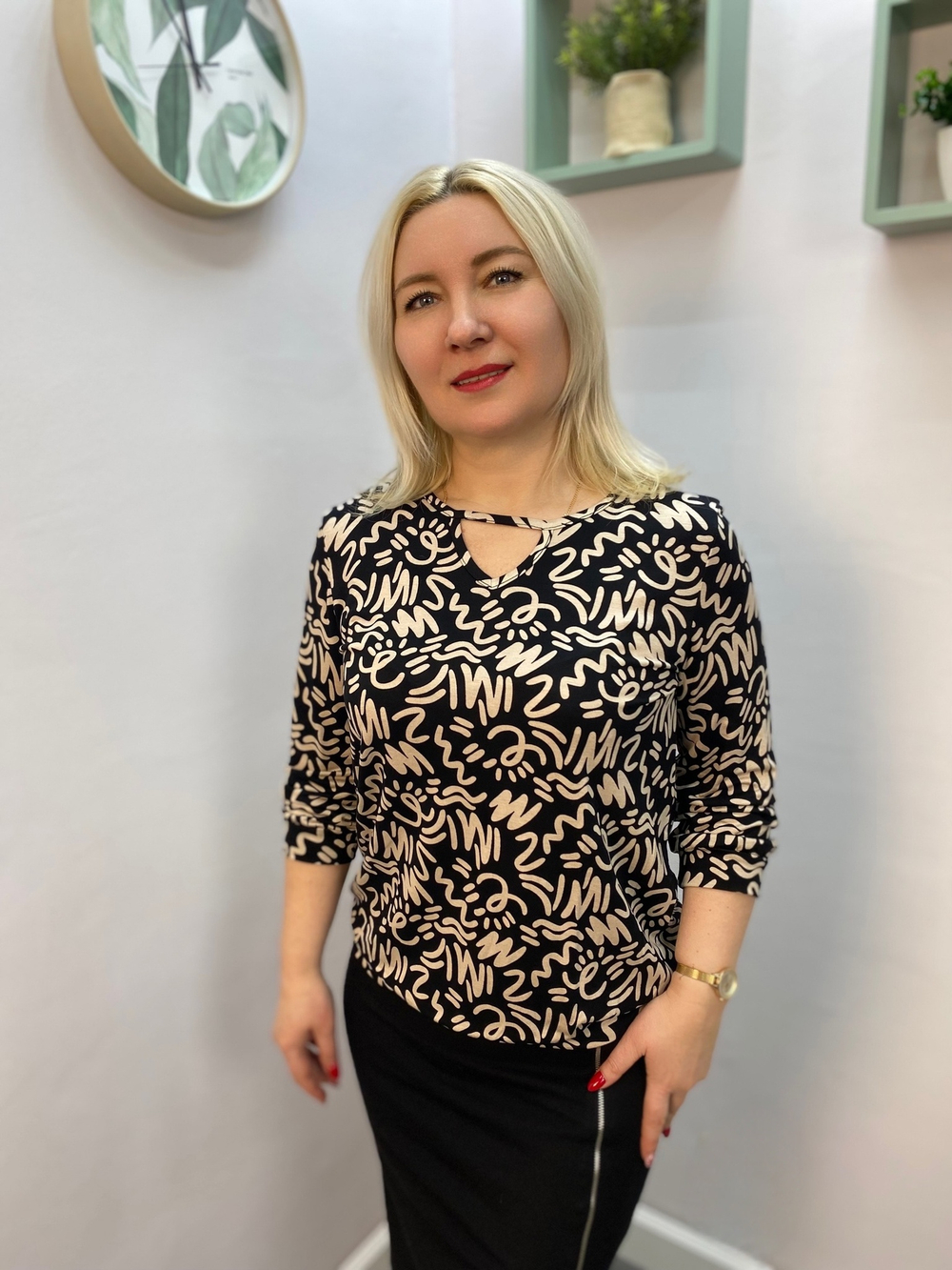 Джемпер женский "Д-27 В.З" рукав 3/4 (СТИЛЬ)