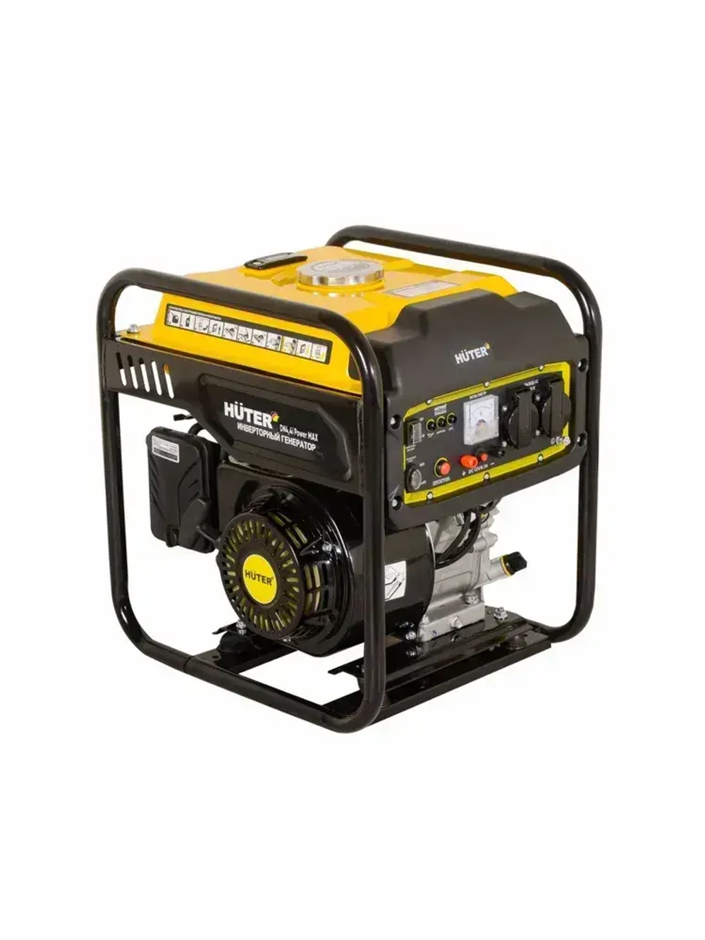 Инверторный генератор бензиновый DN4,4i Power MAX Huter - чистый синус; 3,8 кВт (max 4 кВт)