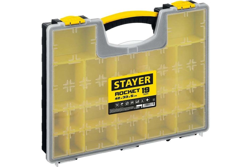 Пластиковый органайзер STAYER Rocket-19 2-38032_z01