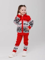 Кофта вязаная на молнии "Северное сияние"