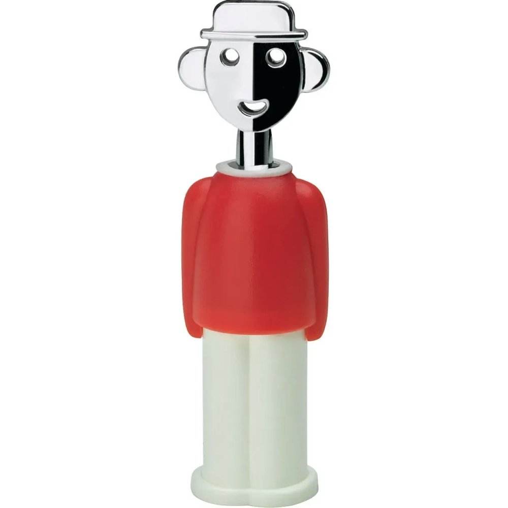 Alessi Алессандро М. Штопор красный
