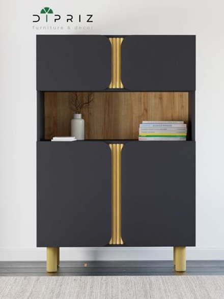 Буфет Ола с реечными вставками из сосны