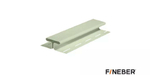 Сайдинг H-профиль лайм 3050мм FineBer Classic Color