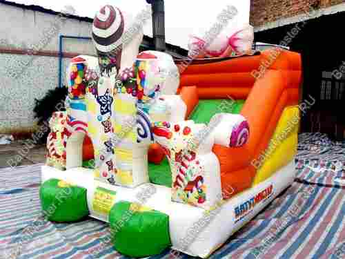 Надувная горка "Сладкий замок 2"