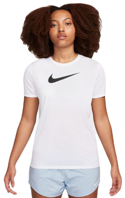 Женская теннисная футболка Nike Dri-Fit Graphic T-Shirt - White