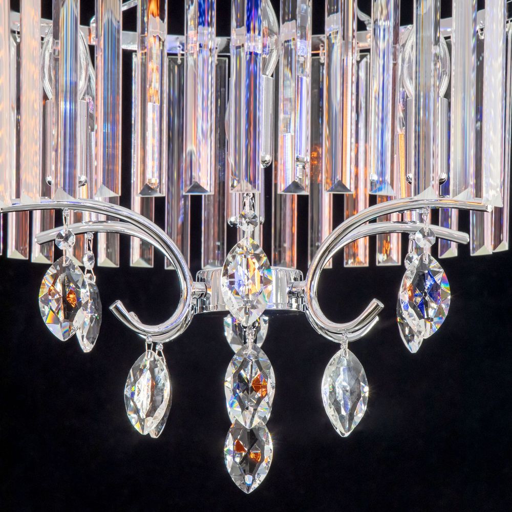 Citilux Инга CL335161 Люстра подвесная хрустальная Хром