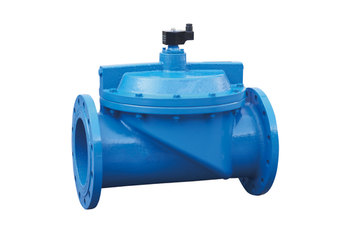 Клапан электромагнитный типа EV220WR нормально закрытый (закрыт при отсутствии тока на катушке) для воды, фланцевый, без катушки, корпус – чугун, мембрана EPDM, Траб. = -20…130 ºС, Ридан, Россия