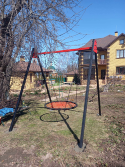 Монтаж уличных качелей Sv Sport