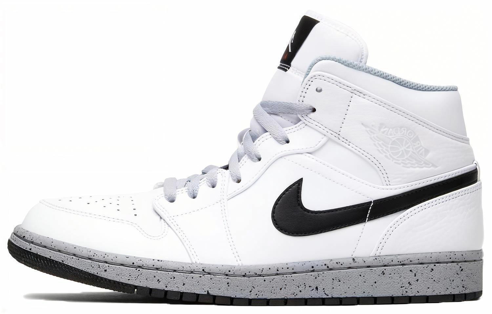 Кроссовки Jordan Air Jordan 1 Mid White Cement