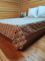 Покрывало на кровать, покрывало 2 спальное, гобелен с размерами: 200x210 см