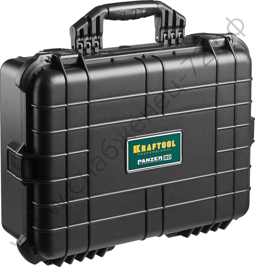 KRAFTOOL PANZER-20, 510 х 400 х 190 мм, (20″), IP55, ударопрочный пластиковый ящик (38251-20)