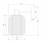 Бра Eurosvet Voile 30192/1 золото