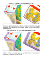 Платок «Женский лик Алтая. Весна»