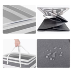 Корзина тканевая для белья и хранения с ручками, NNOSVV06