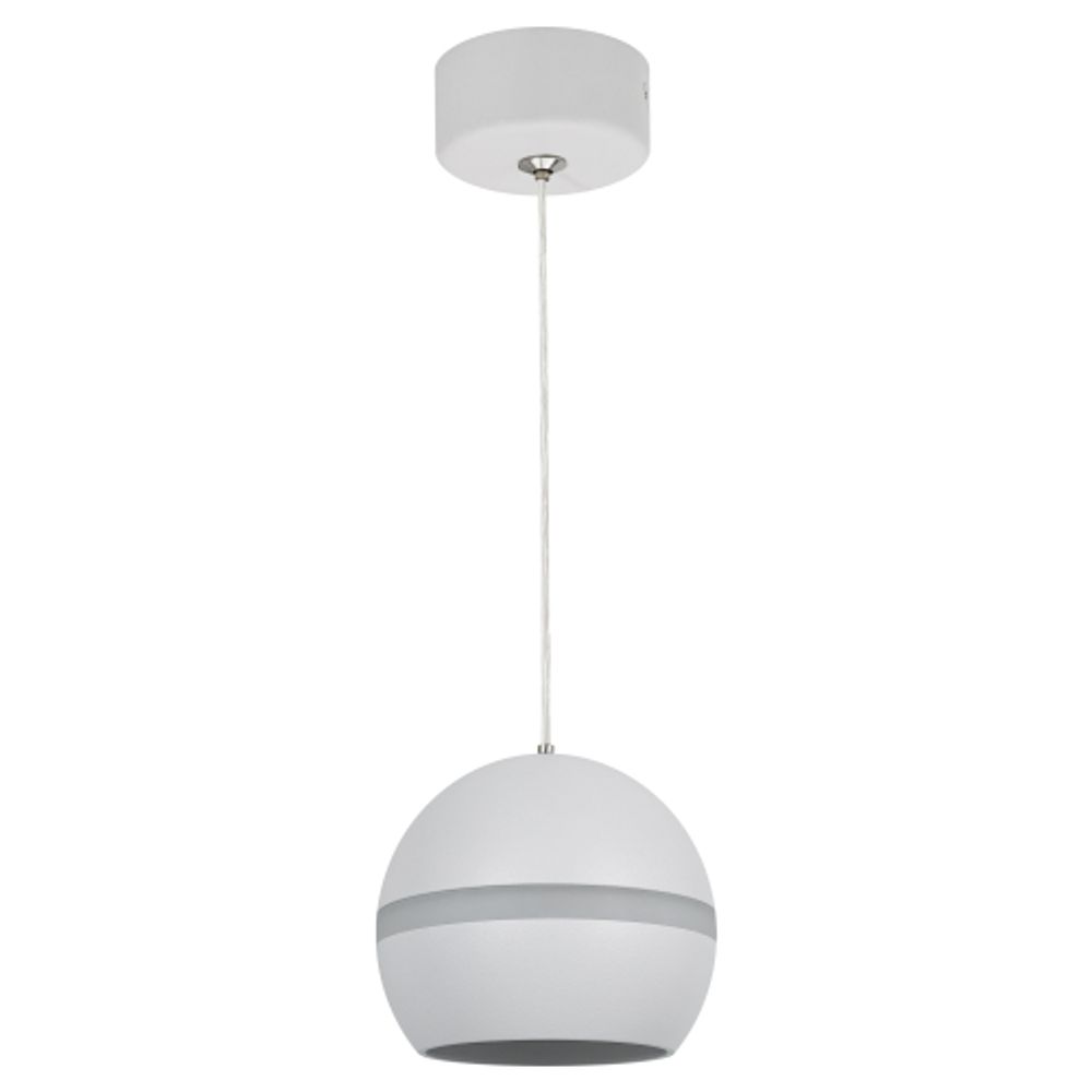 Светильник подвесной (подвес) ЭРА PL21 WH GX53 потолочный шар белый