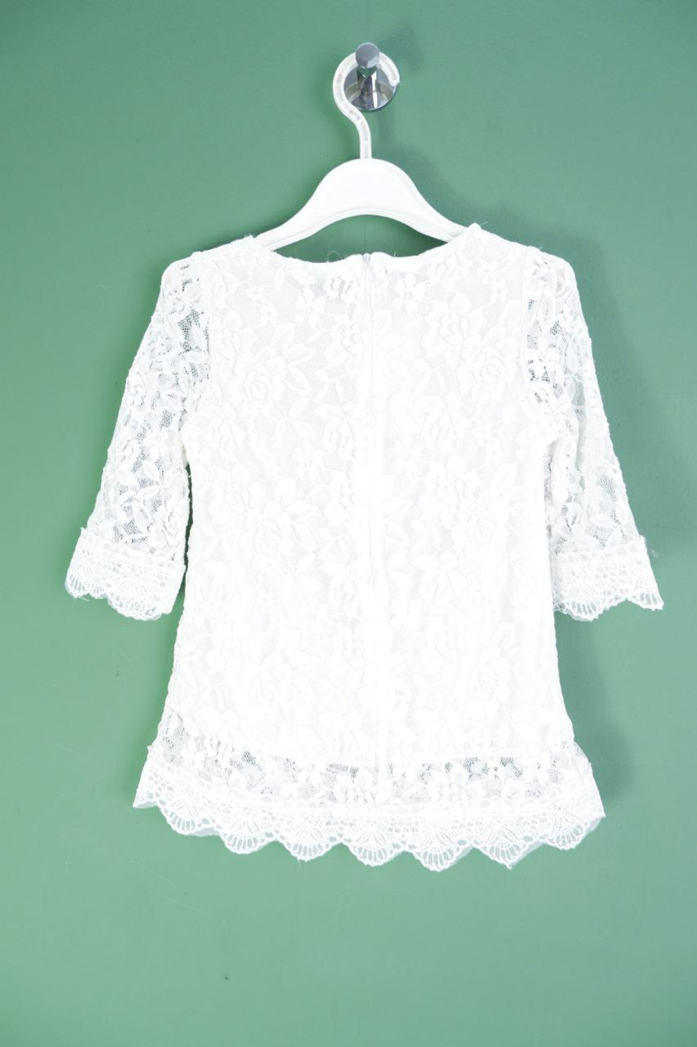 Блузка кружевная нарядная на 7 лет