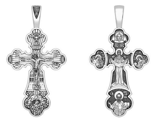 Крест. Распятие. Покров Богородицы.