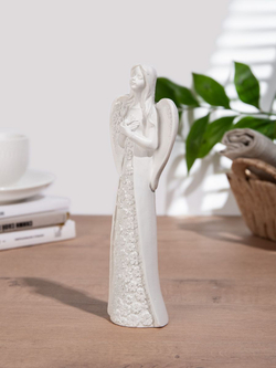 Статуэтка Ангел с цветами и Подсвечник Лотос