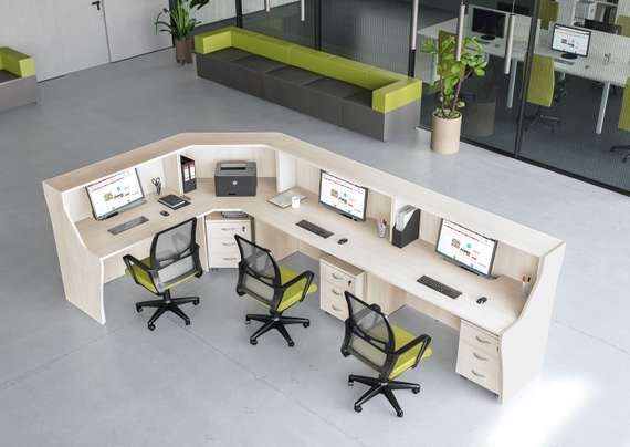 Офисная стойка ресепшн Комфорт