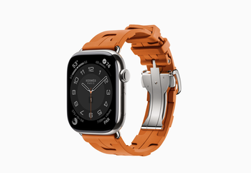 Apple Watch Hermès Series 11 42 mm Kilim Single Tour оранжевый